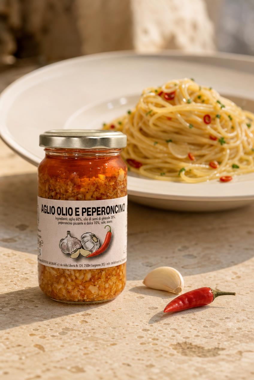 Aglio Olio e Peperoncino - Würzige Knoblauch-Chili-Mischung