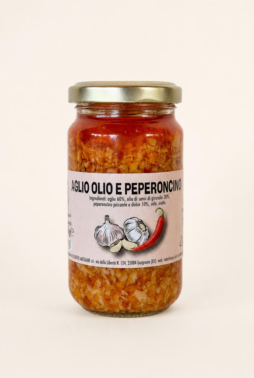 Aglio Olio e Peperoncino - Würzige Knoblauch-Chili-Mischung