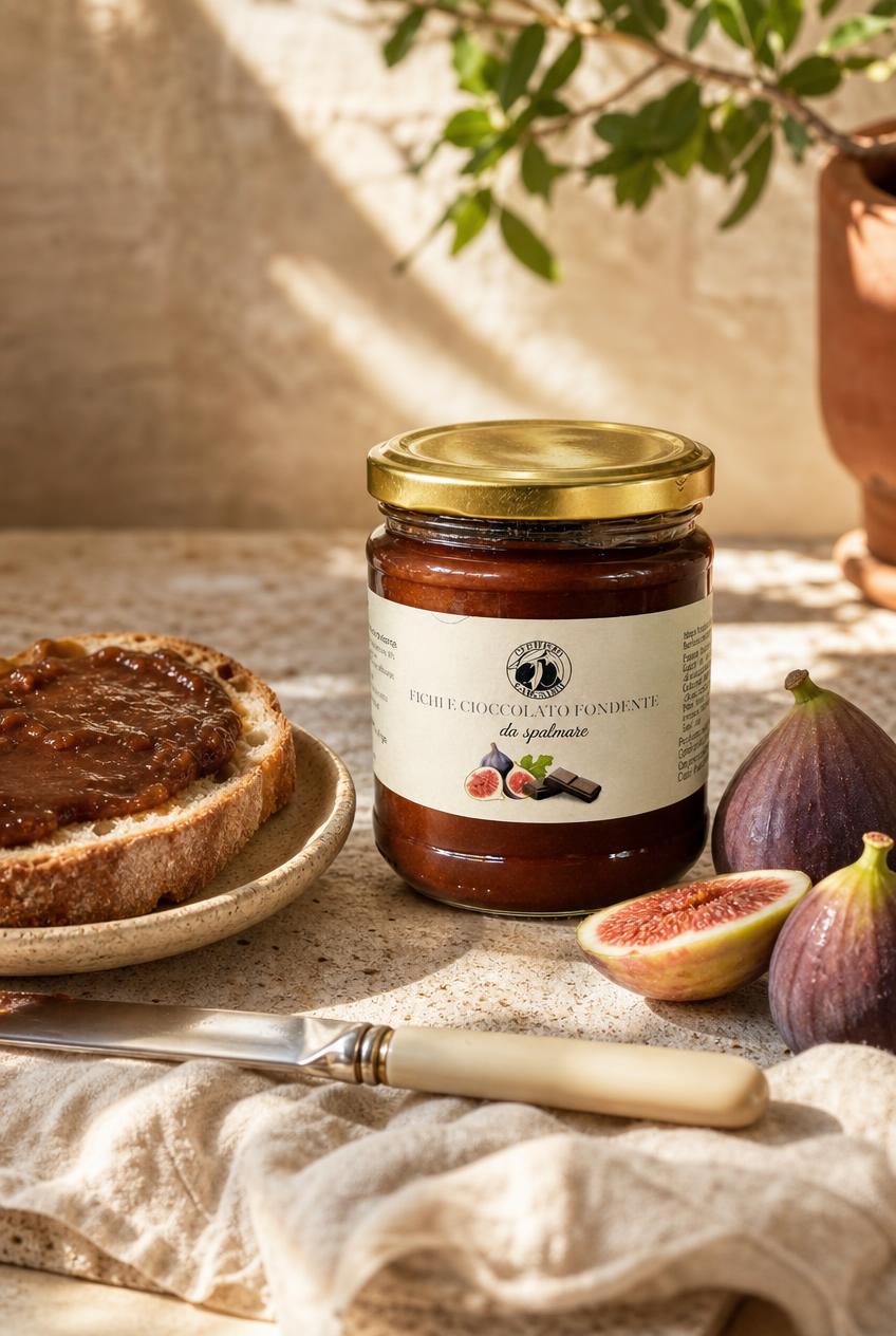 Fichi e Cioccolato Fondente – Feigenaufstrich mit dunkler Schokolade