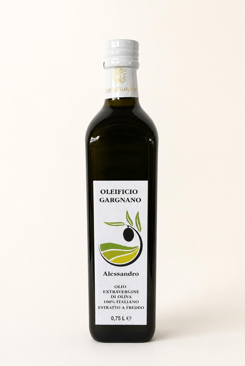 Natives Olivenöl Extra Delicato "Alessandro" – 100 % Italienisch - 750 ml
