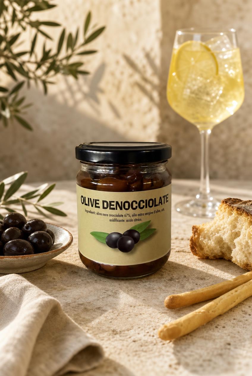 Olive Denocciolate – Entsteinte Oliven in Öl