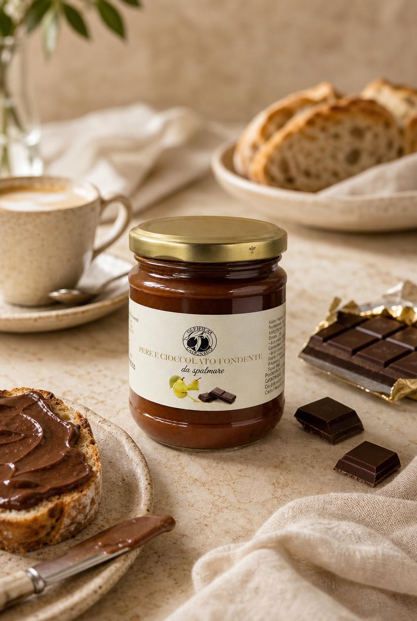 Pere e Cioccolato Fondente – Birnenaufstrich mit dunkler Schokolade