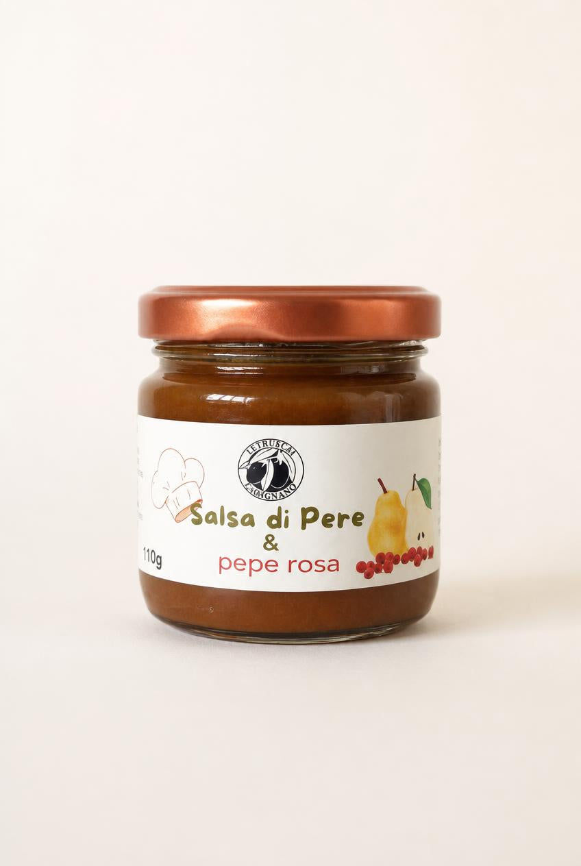 Salsa di Pere & Pepe Rosa – Birnenkonfitüre mit rosa Pfeffer